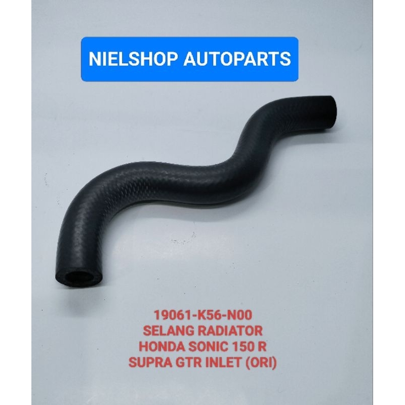 Jual SELANG RADIATOR UNTUK MOTOR HONDA SONIC 150R/ SUPRA GTR INLET (ORI ...