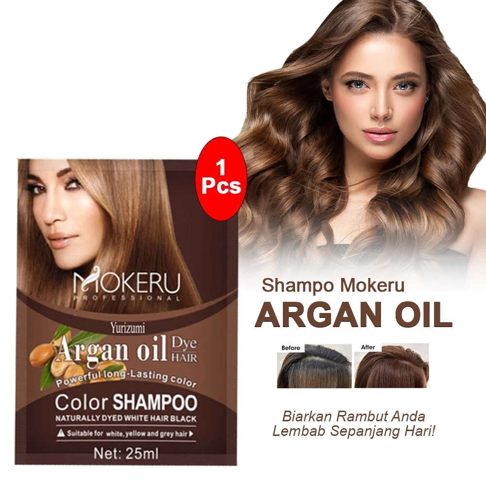Shampo Penghilang Rambut Uban Pewarna Rambut Semi Permanent | AutoStock