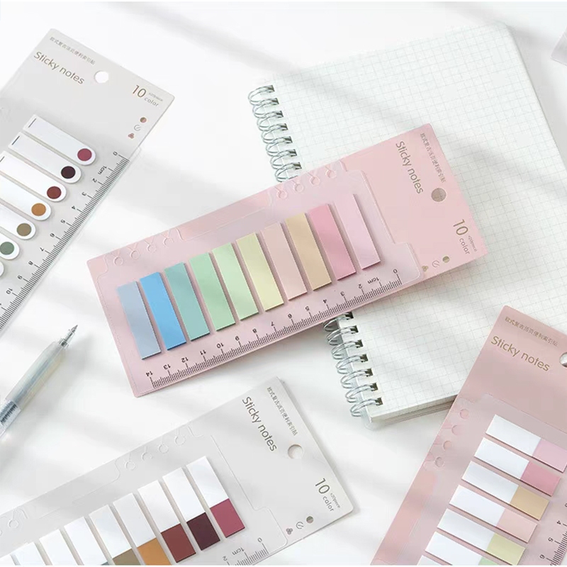 Jual Aimilo 10 Warna Index Page Markers 200 Lembar Sticky Notes Penanda ...