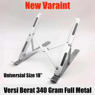 Full Metal Laptop Stand Macbook Notebook Dudukan Lipat Laptop Holder