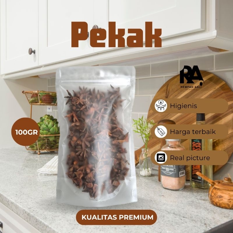 Jual Pekak / Star anise / bunga lawang / Rempah Asli Indonesia | Shopee ...