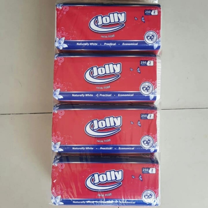 Jual Tissue facial Joly 250 sheet ( paket Isi 4 pcs ) | Shopee Indonesia