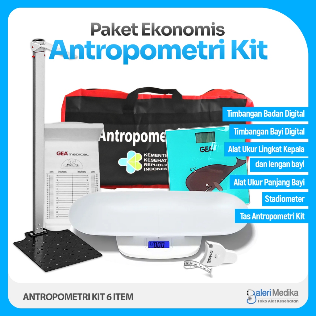 Jual Antropometri Kit / Stunting Kit Set Lengkap Ekonomis Kemenkes ...