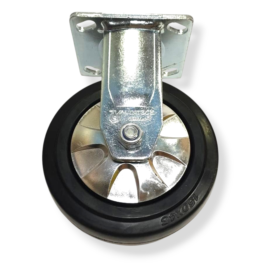 Jual Elastic Rubber Wheel Casters / Roda Karet Elastis Heavy Duty ...