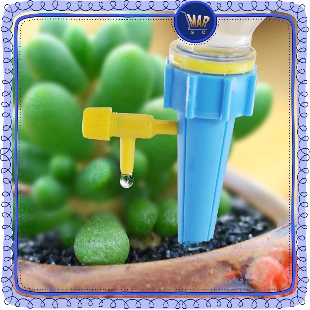 ALAT SIRAM TANAMAN OTOMATIS Irigasi Tetes Mini Drip Siram Air Tumbuhan Kebun Corong Cone JFF