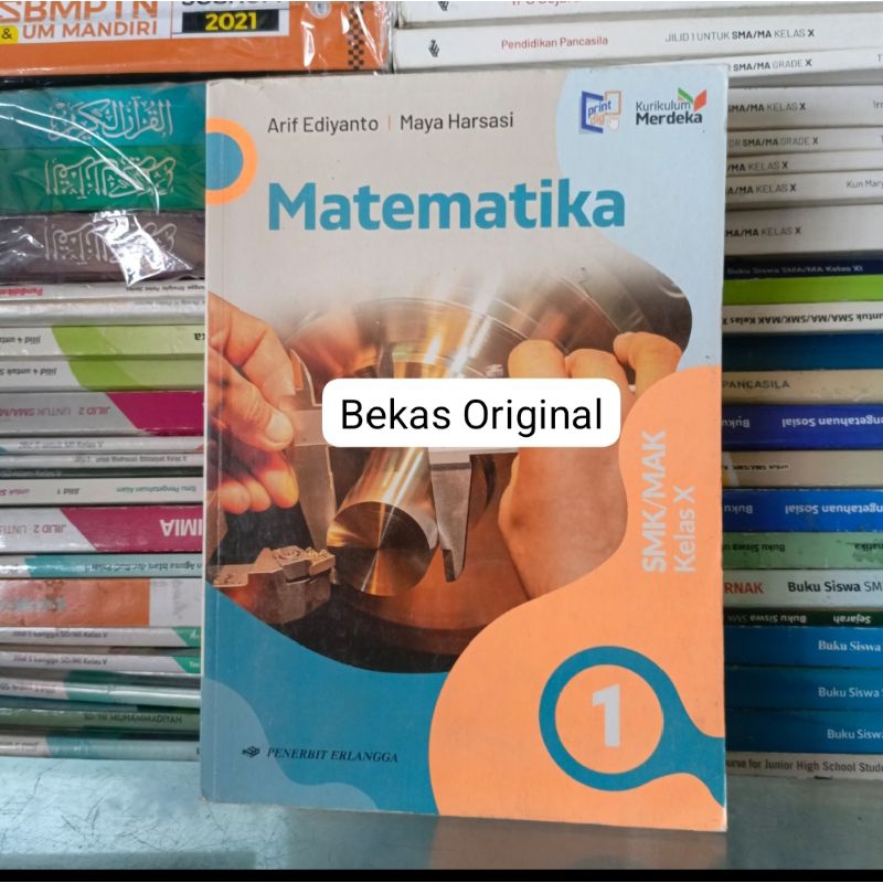 Jual MATEMATIKA SMK Kelas 10 X Kurikulum Merdeka Penerbit Erlangga ...