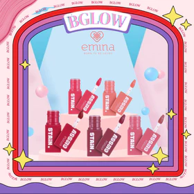 EMINA GLOSSY STAIN 3GR01 Autumn Bell 02 Apple Shower 03 Rainy Hazelrose 04 Peach Sprinkle 05