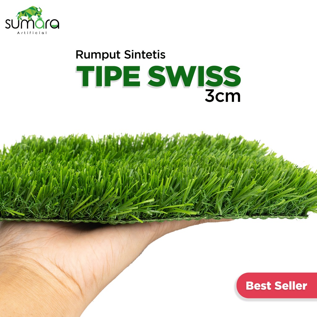 Jual Karpet Rumput Sintetis Swiss 3cm SUMARA | Meteran Tebal Dekorasi ...
