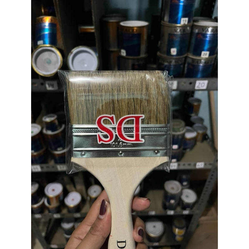 Jual Kuas DS 4” / Kuas DS / Kuas Cat / Kuas Kayu / Kuas Tembok | Shopee ...