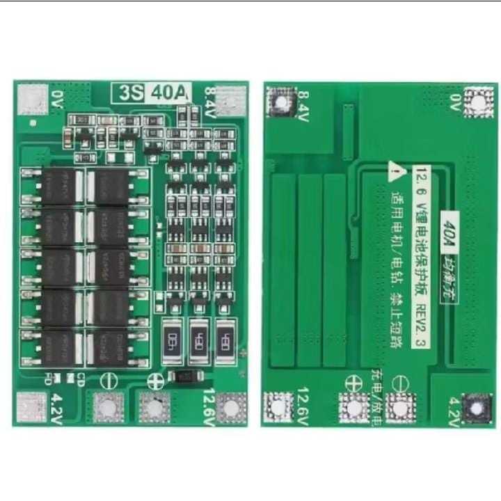 ZkeeShop 4S 40A 16.8V BMS Li-ION Lithium Battery Protection Board 18650 Charger Protection Board With Balance Features (1 PCS