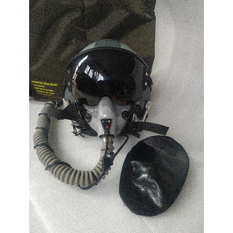 Jual HELM PILOT HGU-55 WITH LEATHER EDGEROLL+MASKER MBU-12/P REPLICA ...