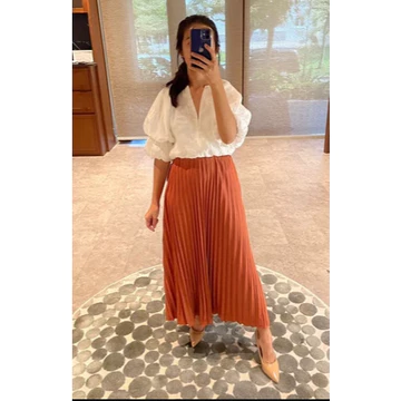Rok Plisket Hyget Premium Mayung Dan Tebal