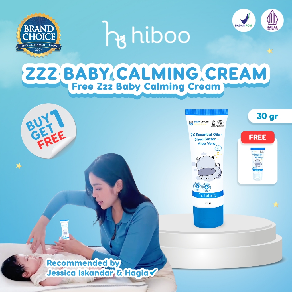 Jual [BUY 1 GET 1 FREE] hiboo Zzz Sleeping Baby Cream 30 gr + Zzz ...