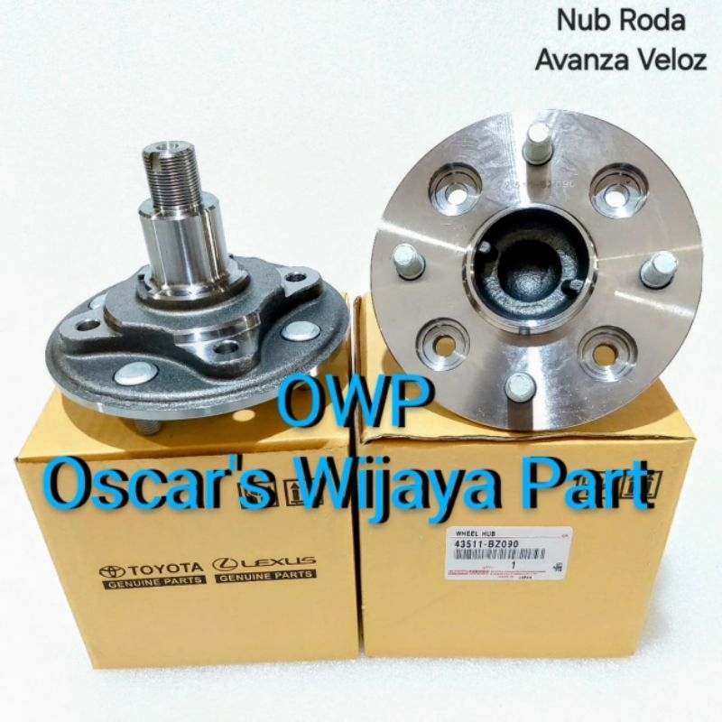 Jual NUB RODA AVANZA / VELOZ /HUB FRONT WHEEL MOBIL TOYOTA AVANZA ...