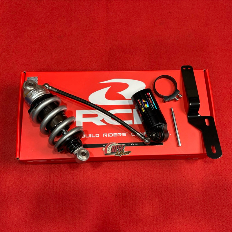 Jual SHOCK RCB RACING BOY MX KING SILVER 205 MM | Shopee Indonesia