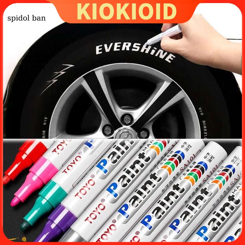 Jual Spidol Ban Paint Marker Mobil Motor/Permanent Marker Toyo Original ...