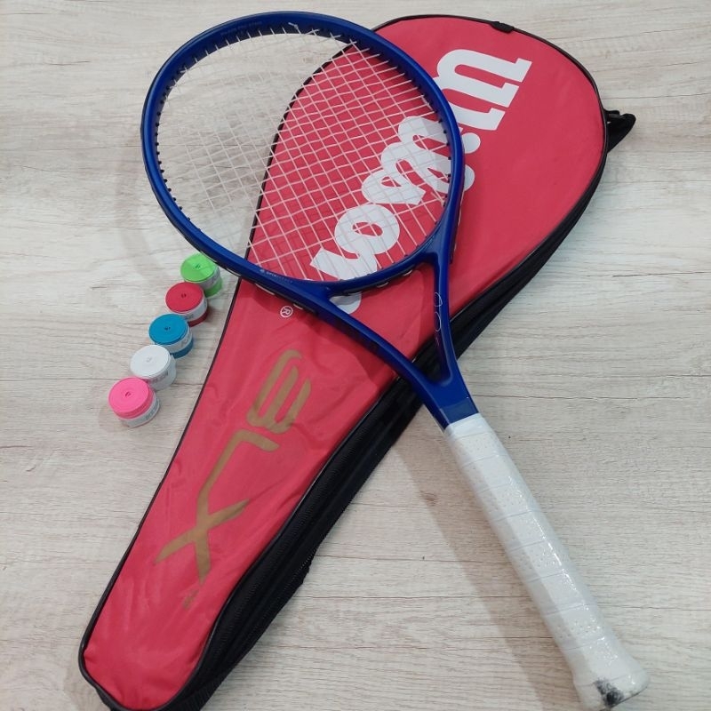 Jual RAKET TENIS WILSON PRO STAFF BLUE PEMULA SIAP PAKAI | Shopee Indonesia