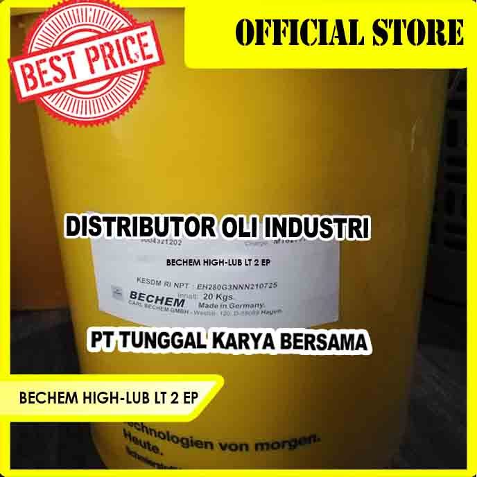 Jual BECHEM HIGH-LUB LT 2 EP ( Ready Stock - 20 KG ) | Shopee Indonesia