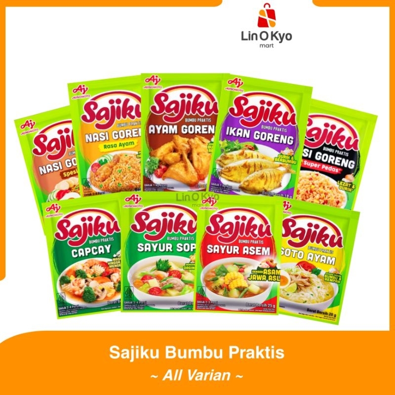 Jual SAJIKU Bumbu Masak Nasi Goreng/ Capcay/Soto/Sop/Sayur Asem/Ayam ...