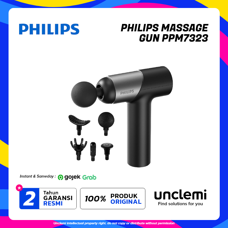 Jual Philips PPM7323 Massage Gun Portable Alat Pijat Elektrik Massager ...