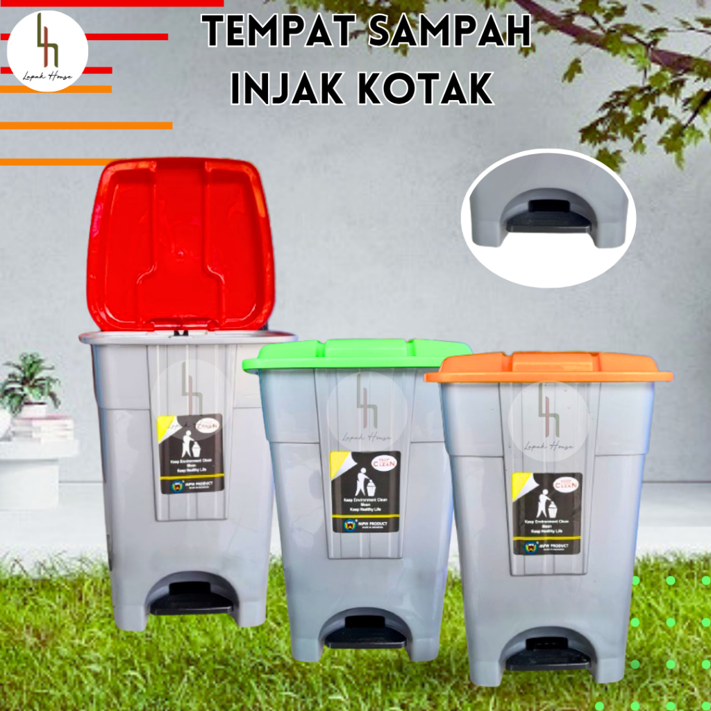 Jual MPW Tempat Sampah Injak Kotak Seri 675 / Tempat Sampah Injak ...