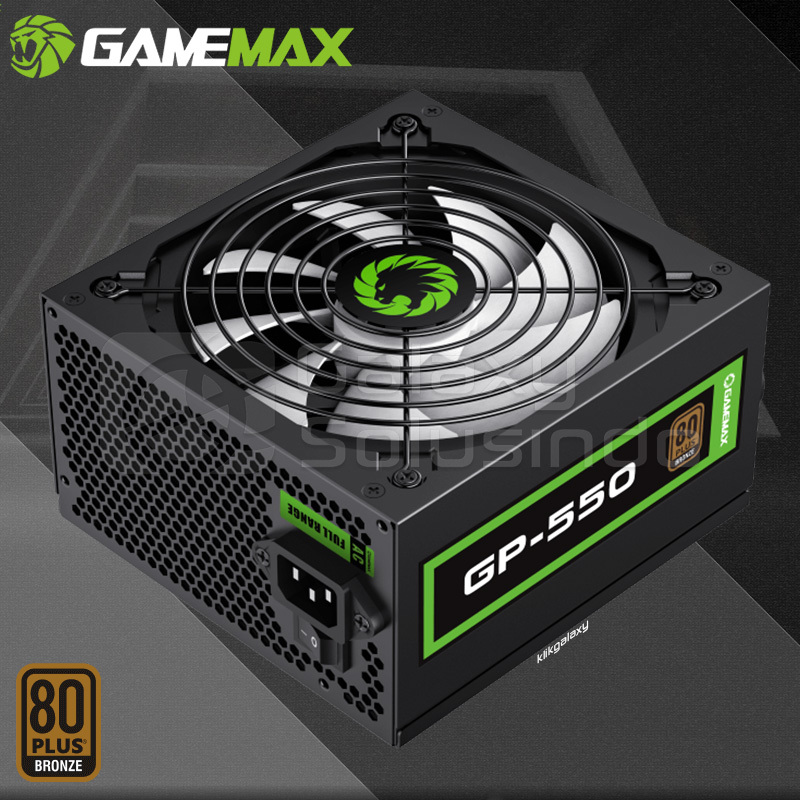 Jual GAMEMAX GP-550 550Watt 80 Plus Bronze Non Modular Power Supply ...