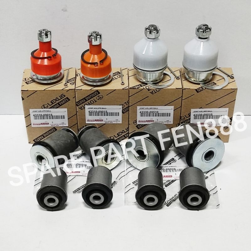 Jual Bushing Arm Atas Bawah Set Ball joint Toyota Innova Hilux Single ...