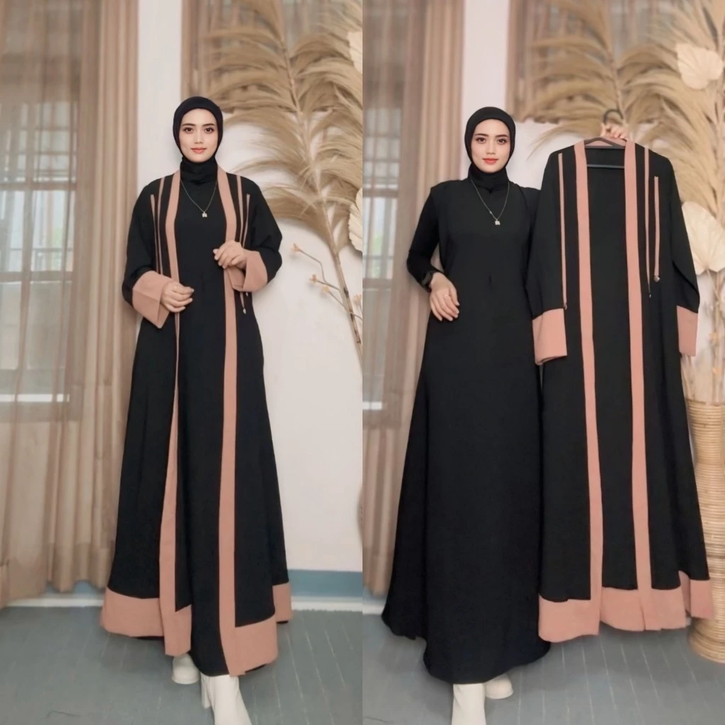 Detail Desain Arumi Set Abaya