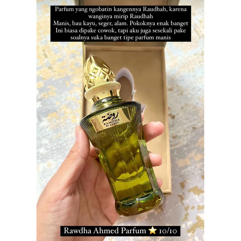 Jual Rawdha (Dupe) 30ml Indpired by Ahmed Parfume | Shopee Indonesia