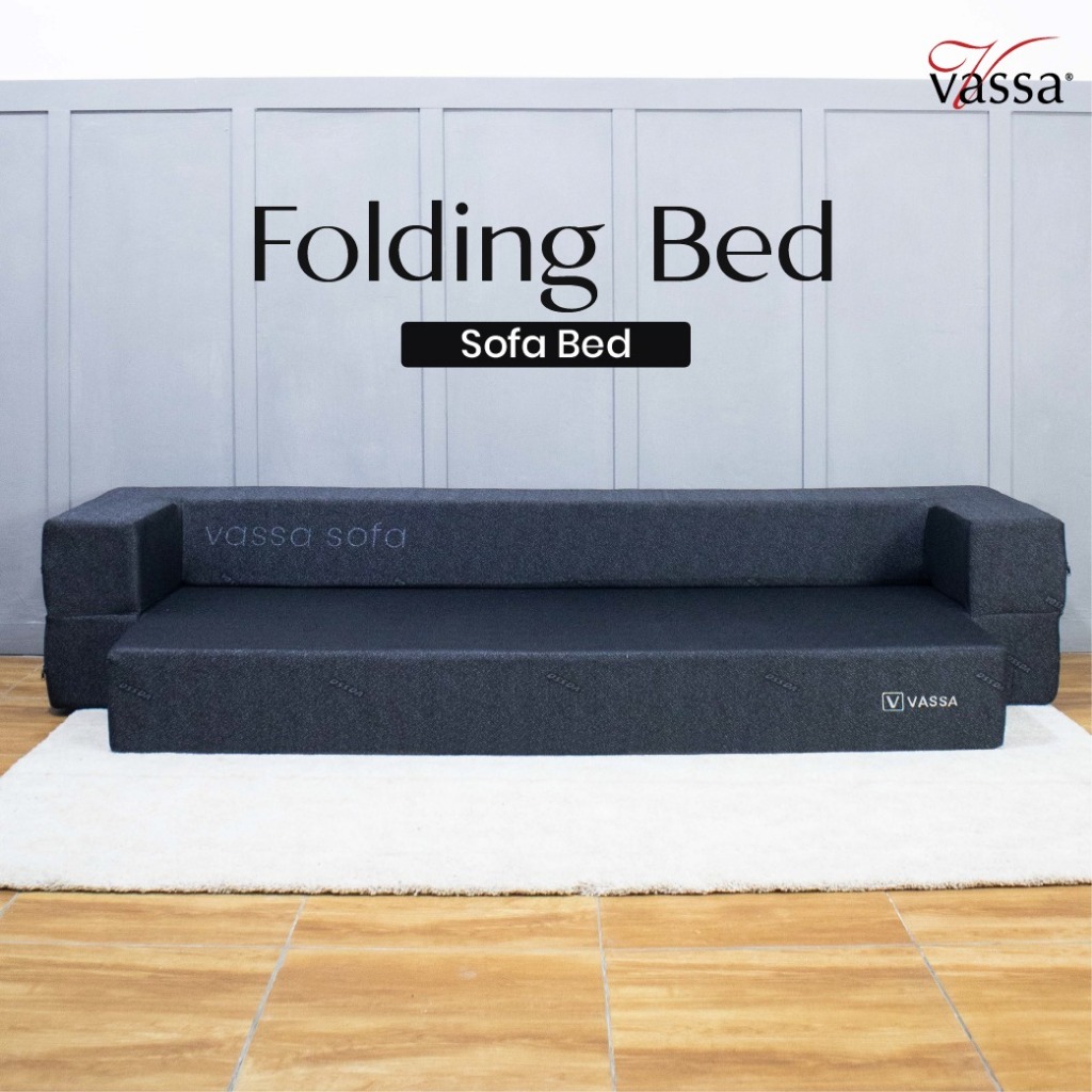 Jual Folding Sofa bed By Vassa sofa Sofabed Minimalist Shopee