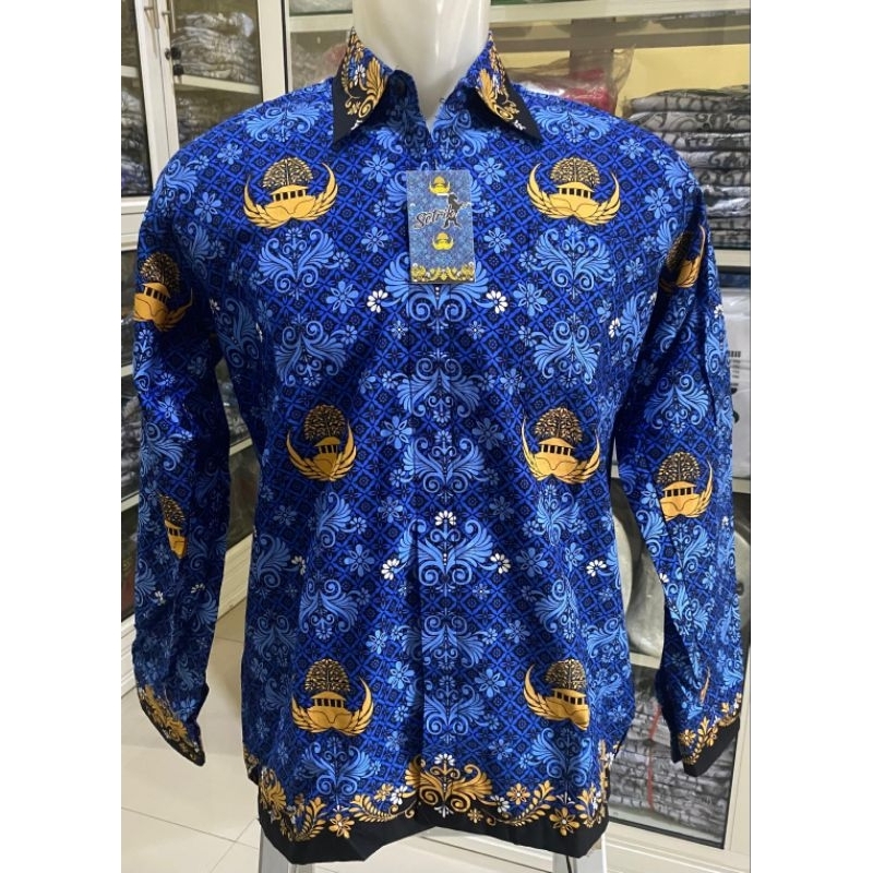 Jual KORPRI kerah HITAM Lapis Furing merk Setrik (ukuran lebih BESAR ...