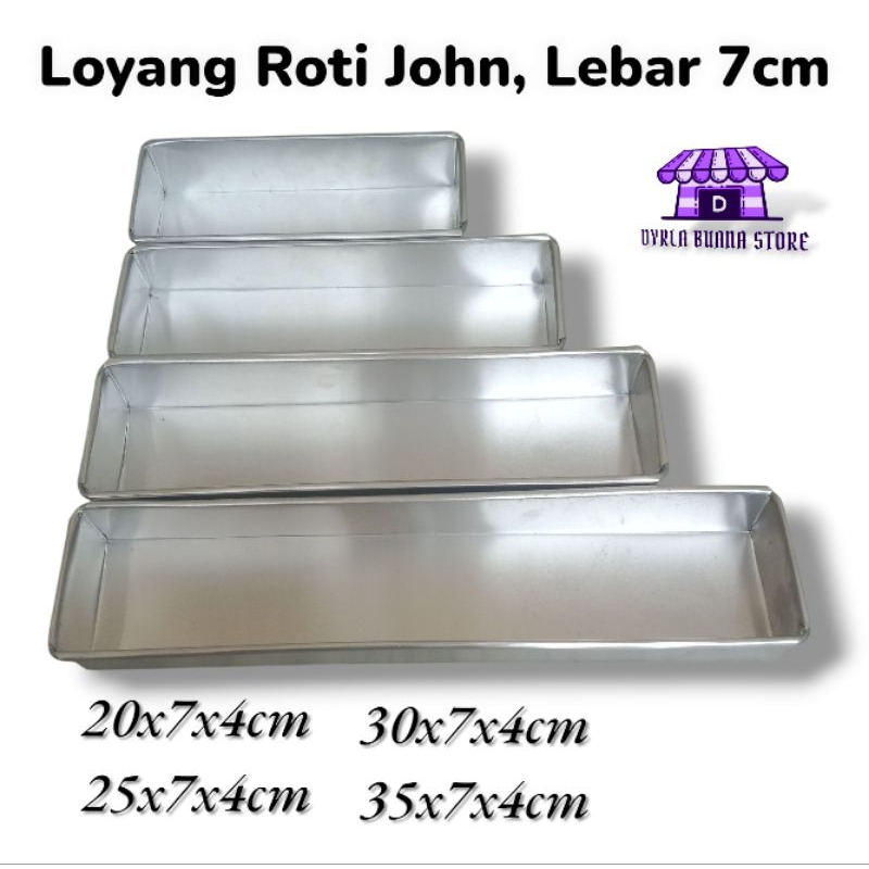 Jual New Loyang roti john / loyang brownis panjang ukuran panjang ...
