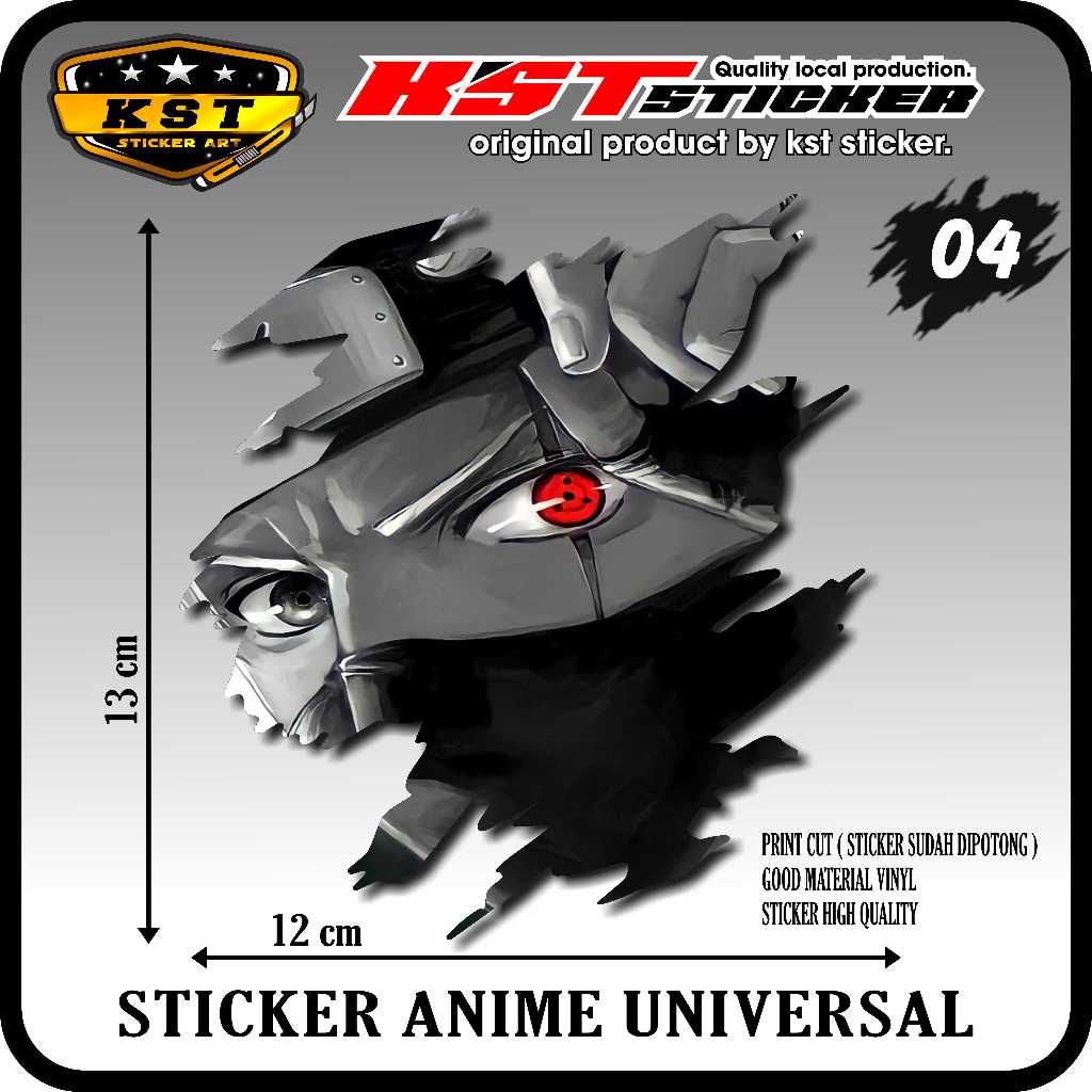 Jual (COD) STICKER VINYL Naruto Anime Stickers Sudah Printcut Siap ...