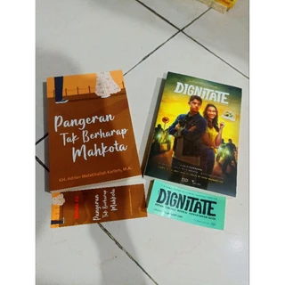 OBRAL BUKU MURAH ORIGINAL / NOVEL REMAJA / 1 PAKET 2 BUKU / DIGNITATE / PANGERAN TAK BERHARAP MAHKOTA / ROMANCE / DEWASA / FIKSI /