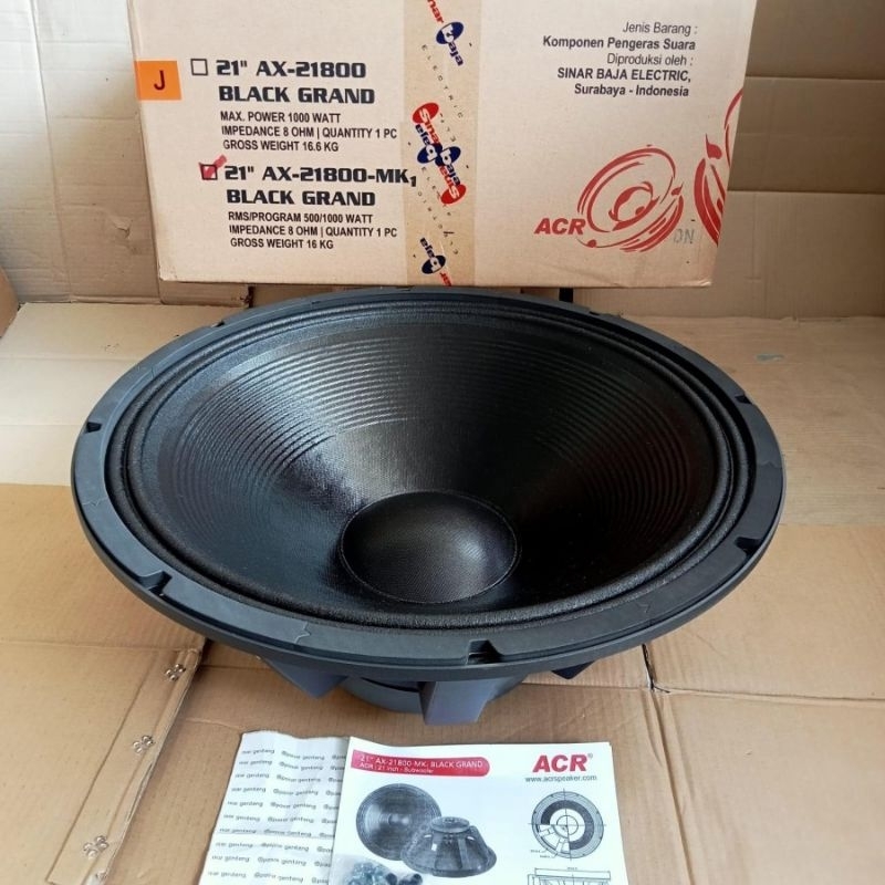 Jual ACR 21 inch AX-21800-MK¹ BLACK GRAND SUBWOOFER original | Shopee ...