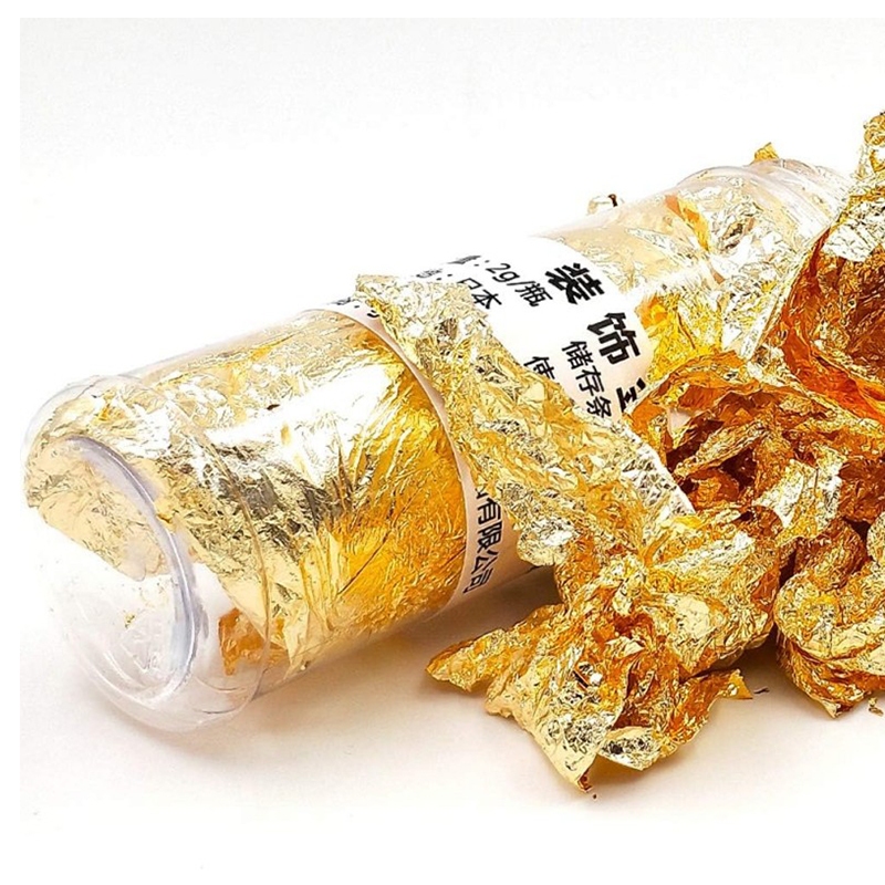 Jual Gold Flakes Edible 2g Emas Edible Gold Paper Edible Edible Gold ...