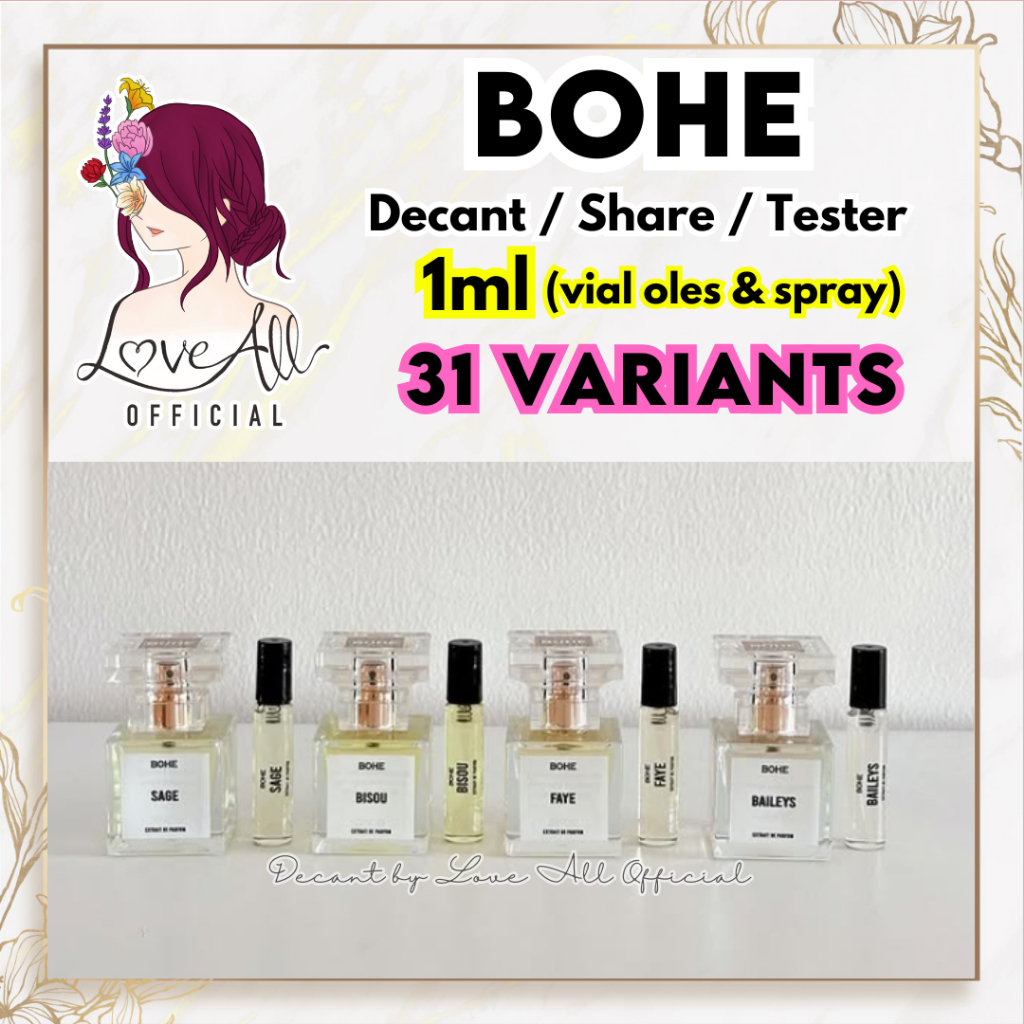 Jual BOHE 1ml ALL VARIANT ️ Decant Share in Bottle Tester Goddess ...