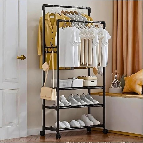 Jual Dona Rak - Rak baju susun / rak gantung baju 3 layer / Rak hanger ...