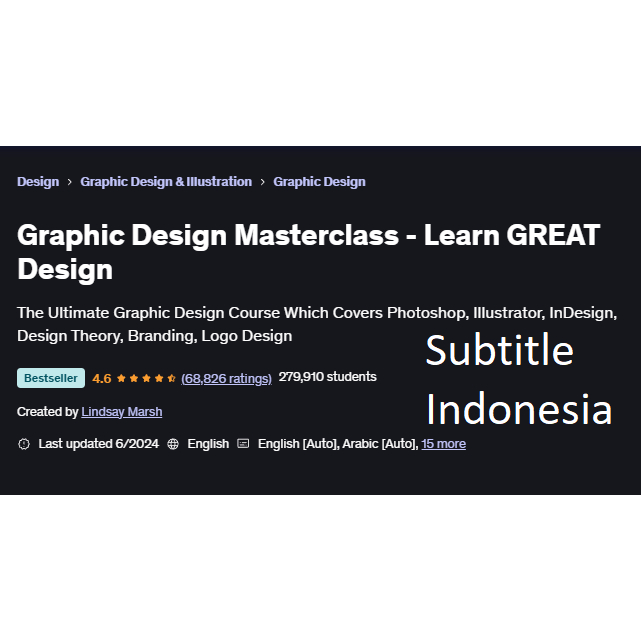 Jual Course Graphic Design Masterclass - Learn GREAT Design | Shopee ...