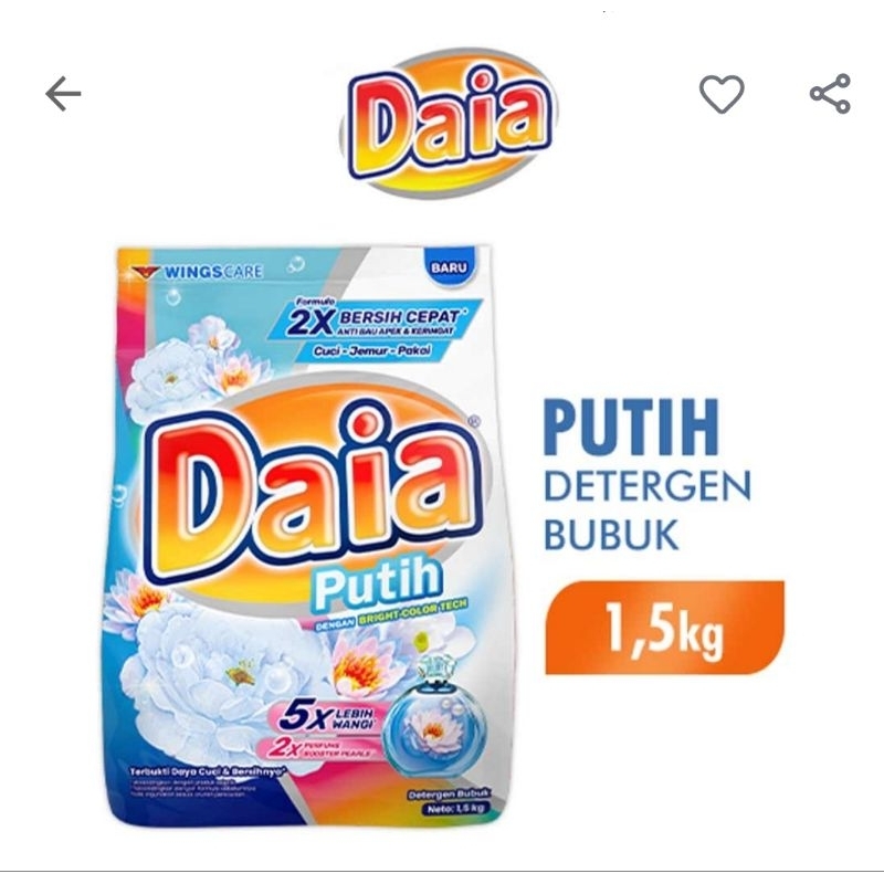 Jual Daia detergent bubuk | Shopee Indonesia
