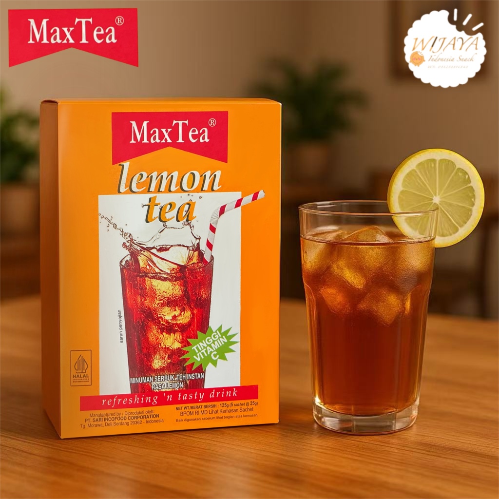 Jual 【Varian Baru!】MaxTea Lemon Tea (5 Sachet)/125gram | Shopee Indonesia