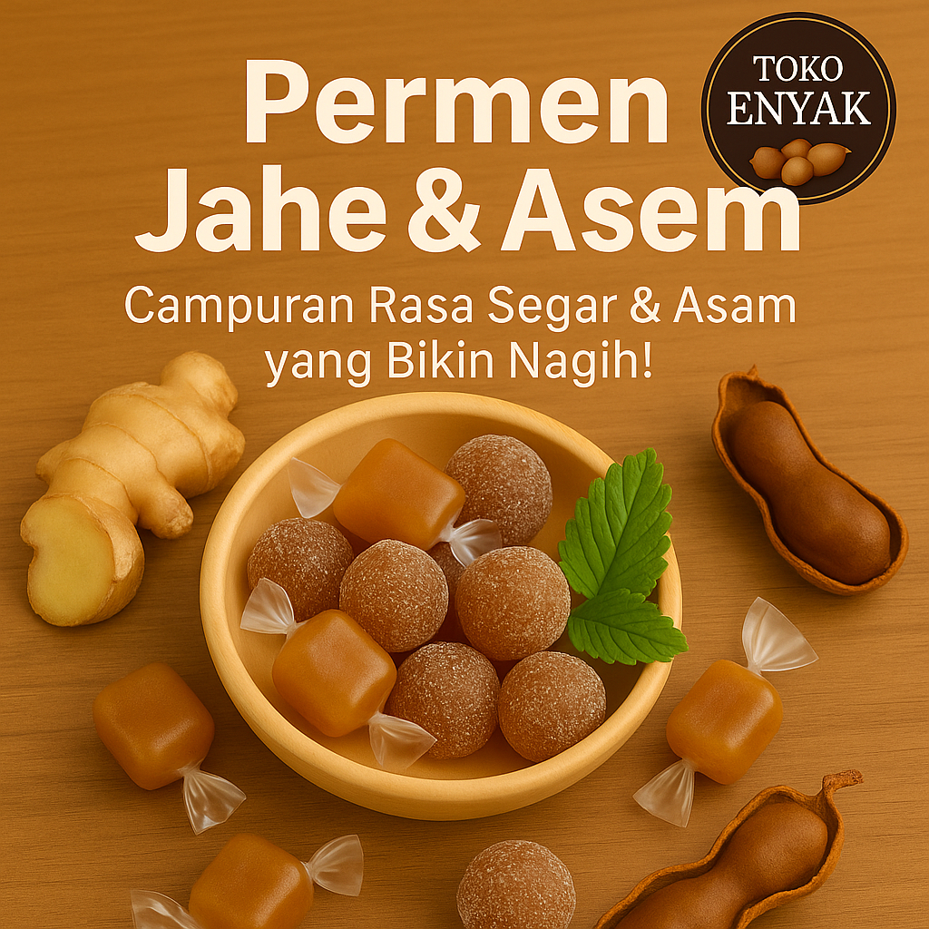 Jual MIX Permen Jahe Jadul dan Asem Jawa Isi 100 Permen Anti Mual dan ...