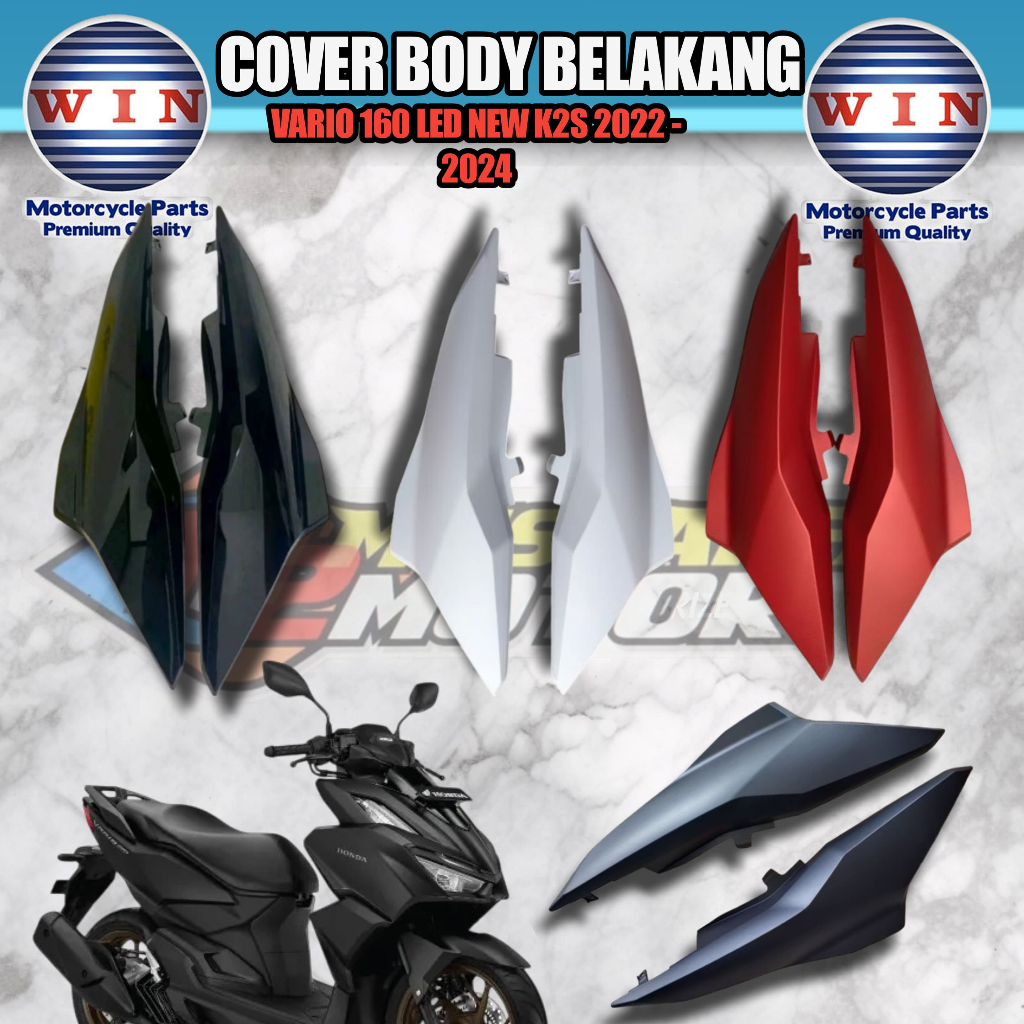 Jual WIN - Cover Body Belakang Vario 160 Led New K2S 2022 2023 2024 ...