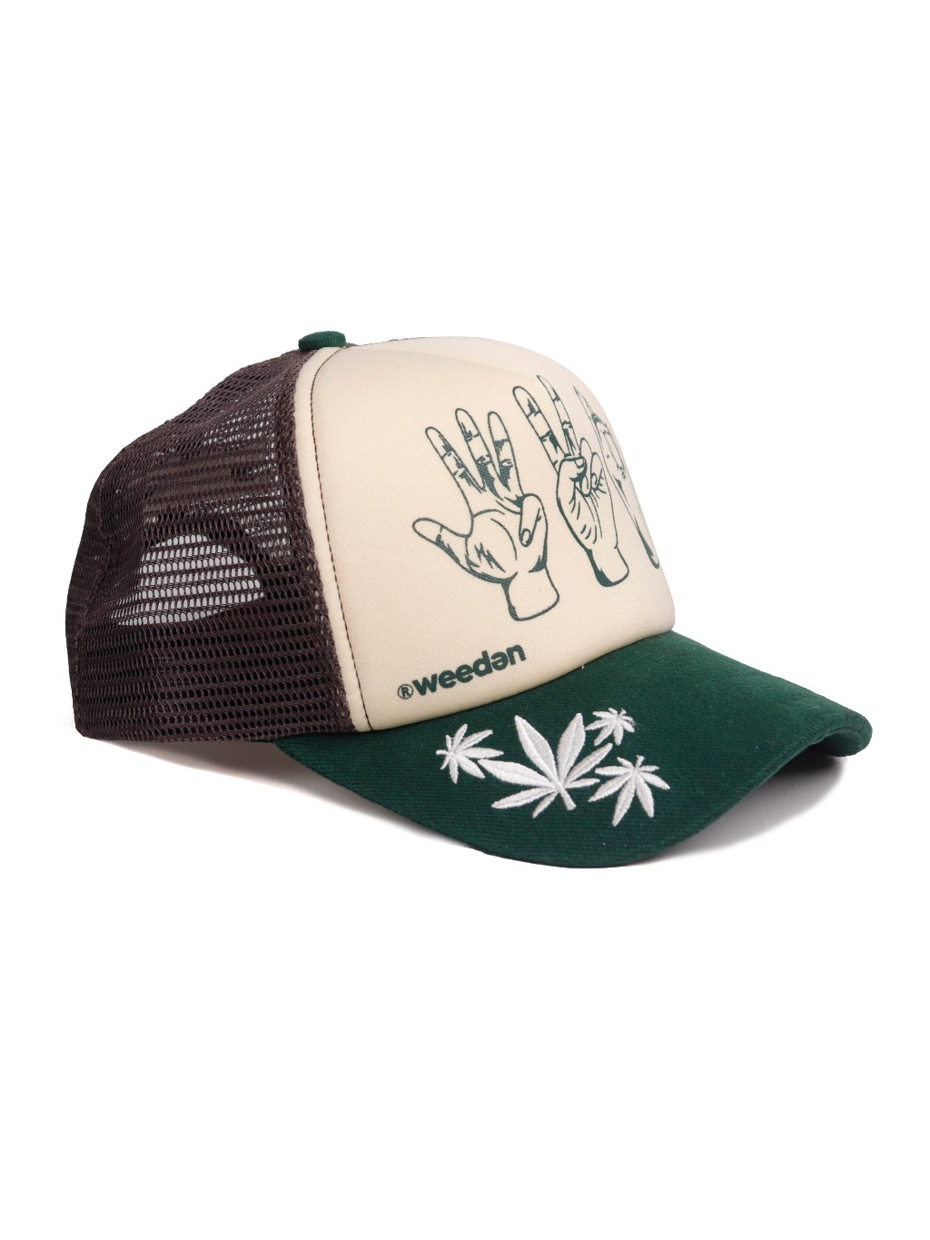 Jual Weedan - Hand Sign Classic Trucker Cap - Topi Jaring | Shopee ...