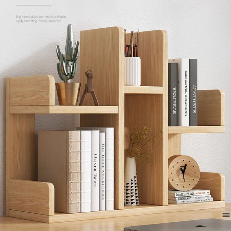 Jual Rak Buku Minimalis model simpel Jati asli 100% | Shopee Indonesia
