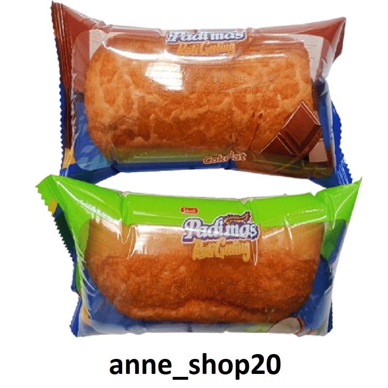 Jual Padimas Roti Guling Rasa Coklat Dan Pandan 65g | Shopee Indonesia