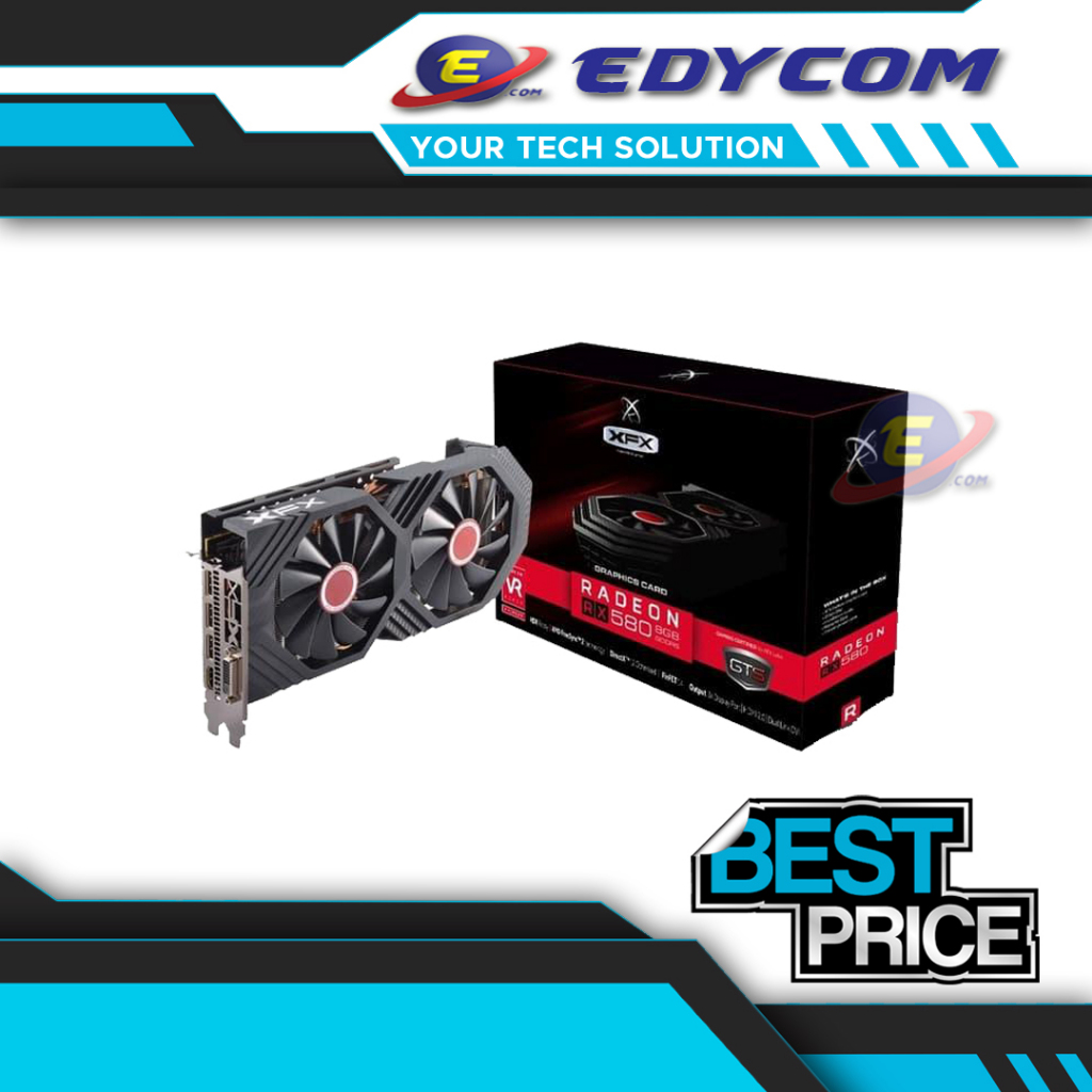 Jual VGA XFX Radeon RX 580 8GB DDR5 Dual Fan - RX580 | Shopee Indonesia