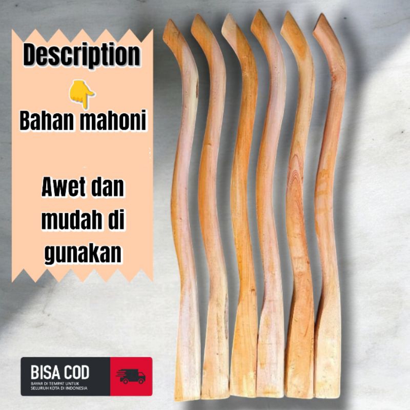 Jual Gagang Pacul Kayu Kualitas Premium/Gagang Cangkul Kayu Doran Murah ...