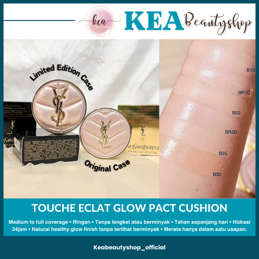 Eclat Glow Pact Ysl Cushion Foundation Swatches Ysl Touche Eclat