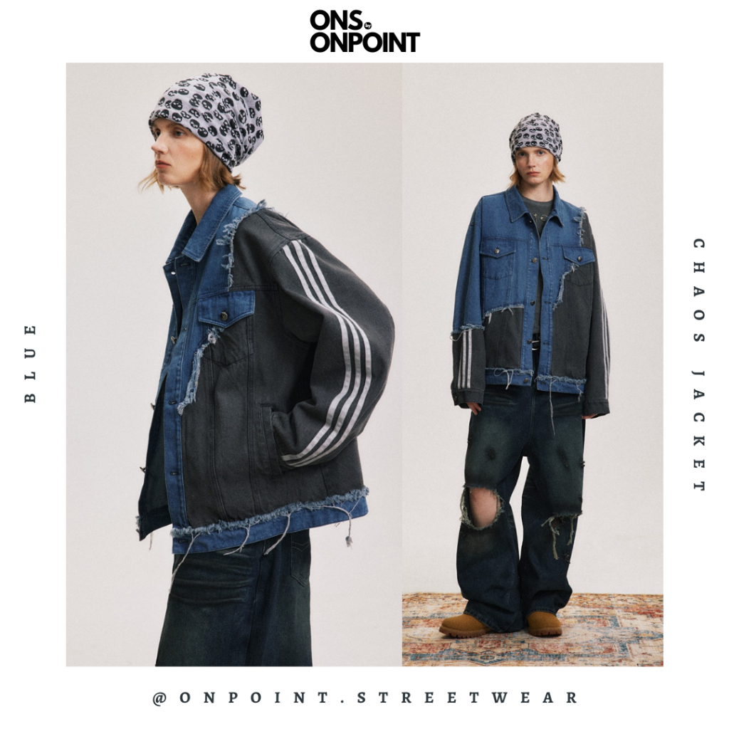 Jual [ONS BY ONPOINT] Chaos Jacket - jaket denim pria jaket varsity ...